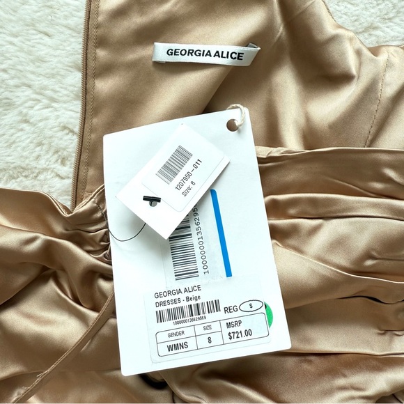 NWT!!! Georgia Alice atlas long dress size S Authentic Retail 716$ - Picture 7 of 8